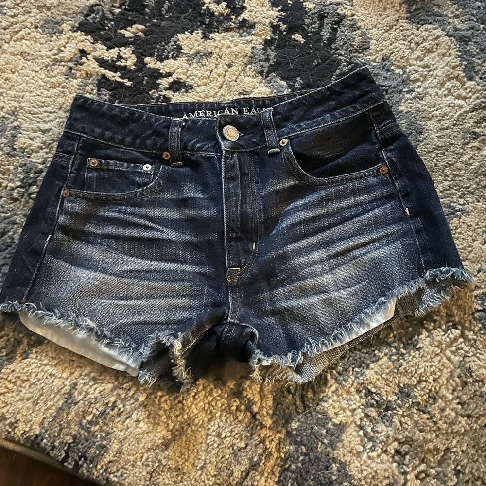 American Eagle - High Waisted Jean Shorts